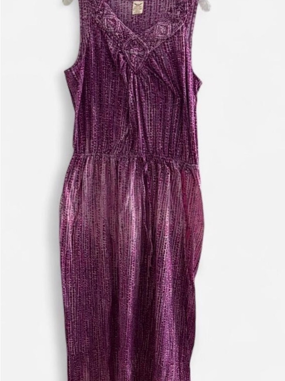 Faded Glory Plum Velvet Sleeveless Party Dress